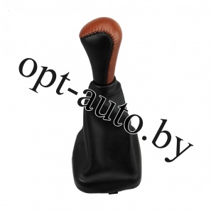 Ручка КПП + чехол коричневая