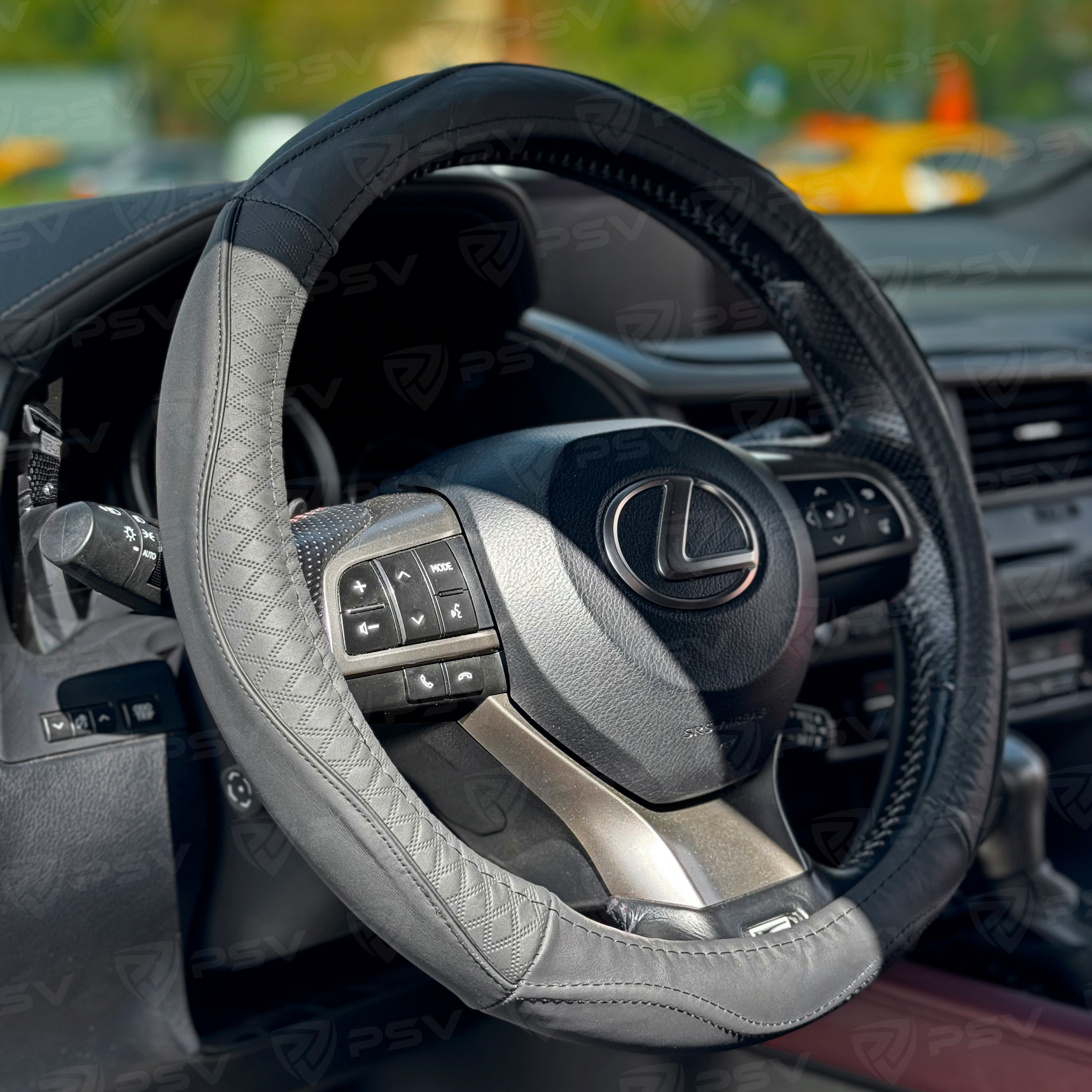 Оплетка на руль кожаная PSV VOLNA (Черный) M