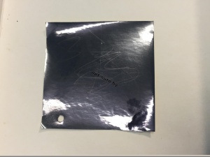 Плёнка-рулон 30м "Хром зеркало" DH черный (№31)