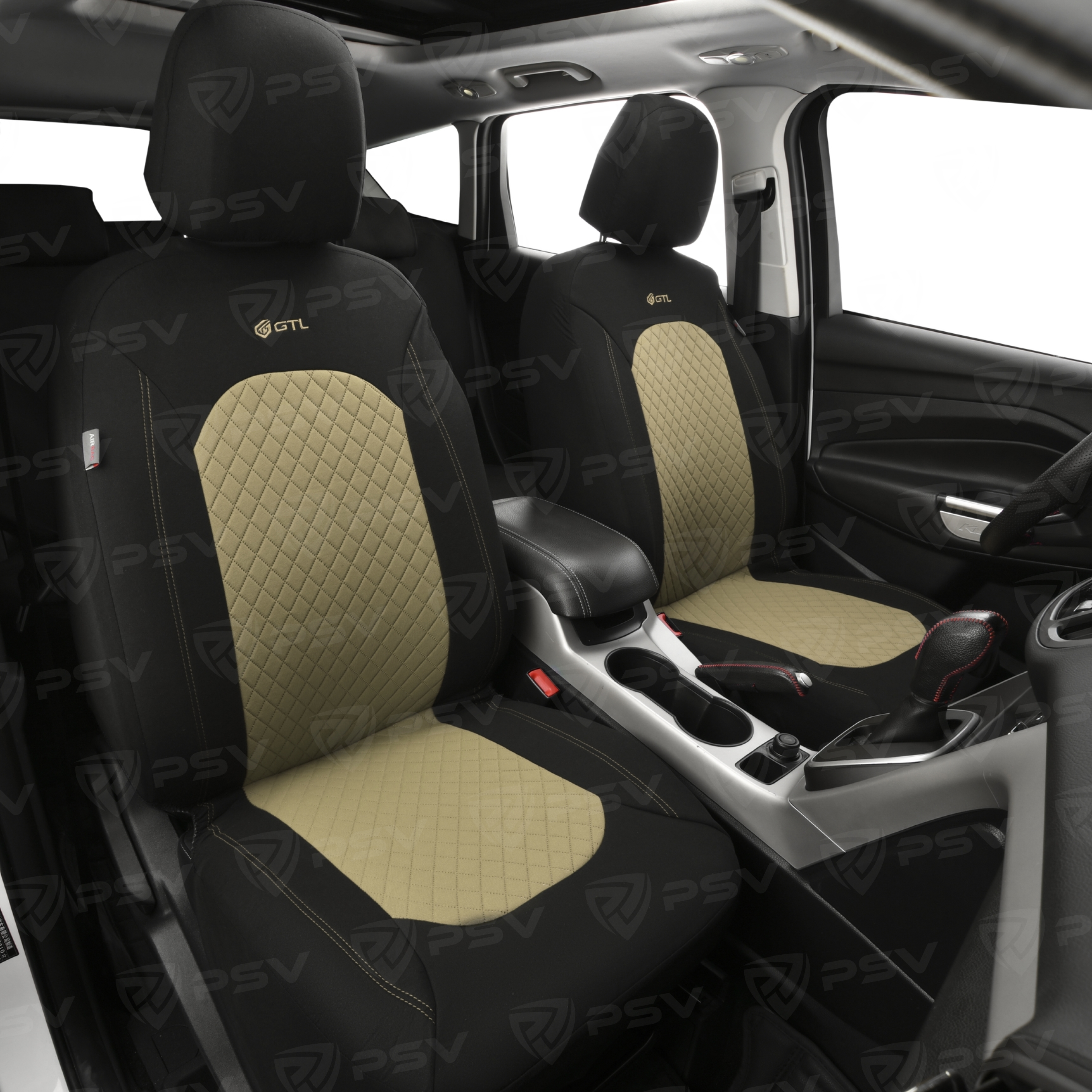 Чехлы GTL Romb (Бежевый), полиэстер + терморомб