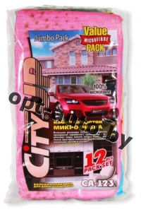 Салфетки СА-123 City Up набор микрофибр Jumbo 35*40 (за 12 шт)