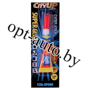 Клей листовой 3 гр City Up-82 гель - профи по 12 шт.