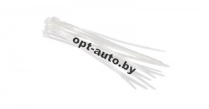 Хомут пластиковый  М5 5х350 белый 1уп/100шт (05350б)