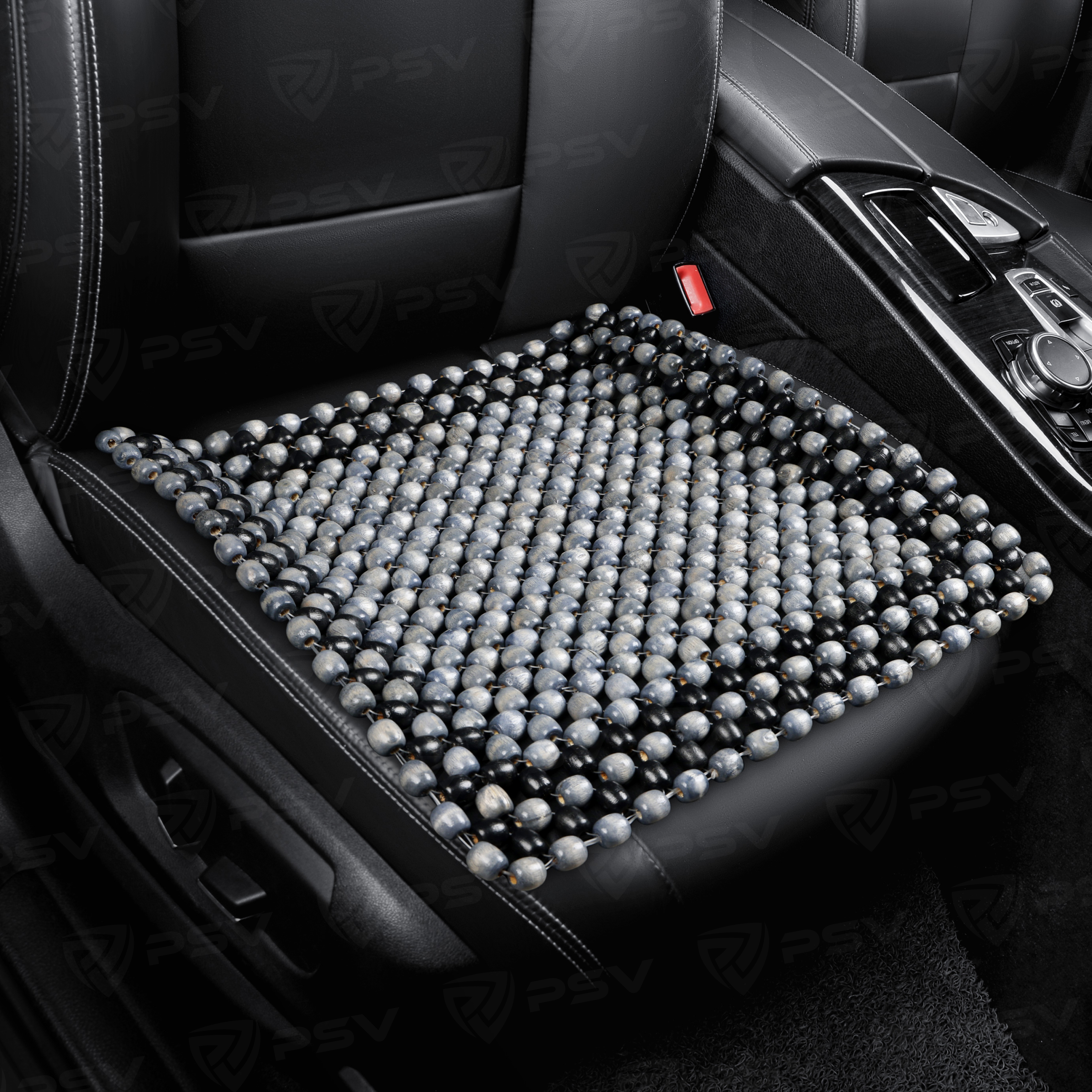 Накидка массажная PSV P2002 PAD деревянные косточки (Серый),  1 шт.