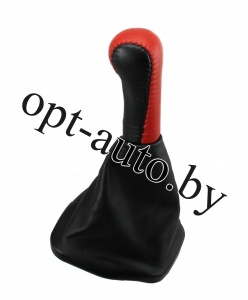Ручка КПП + чехол красная