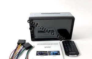 Автомагнитола Eplutus CA711 с встр. монитор 7 дюйм, MP3-MP5, AUX, евро разъём, с теплоотводом, Bluetooth, сенсор дисплей
