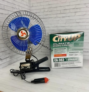Вентилятор автомобильный City Up СА-563 6 дюйм 12v