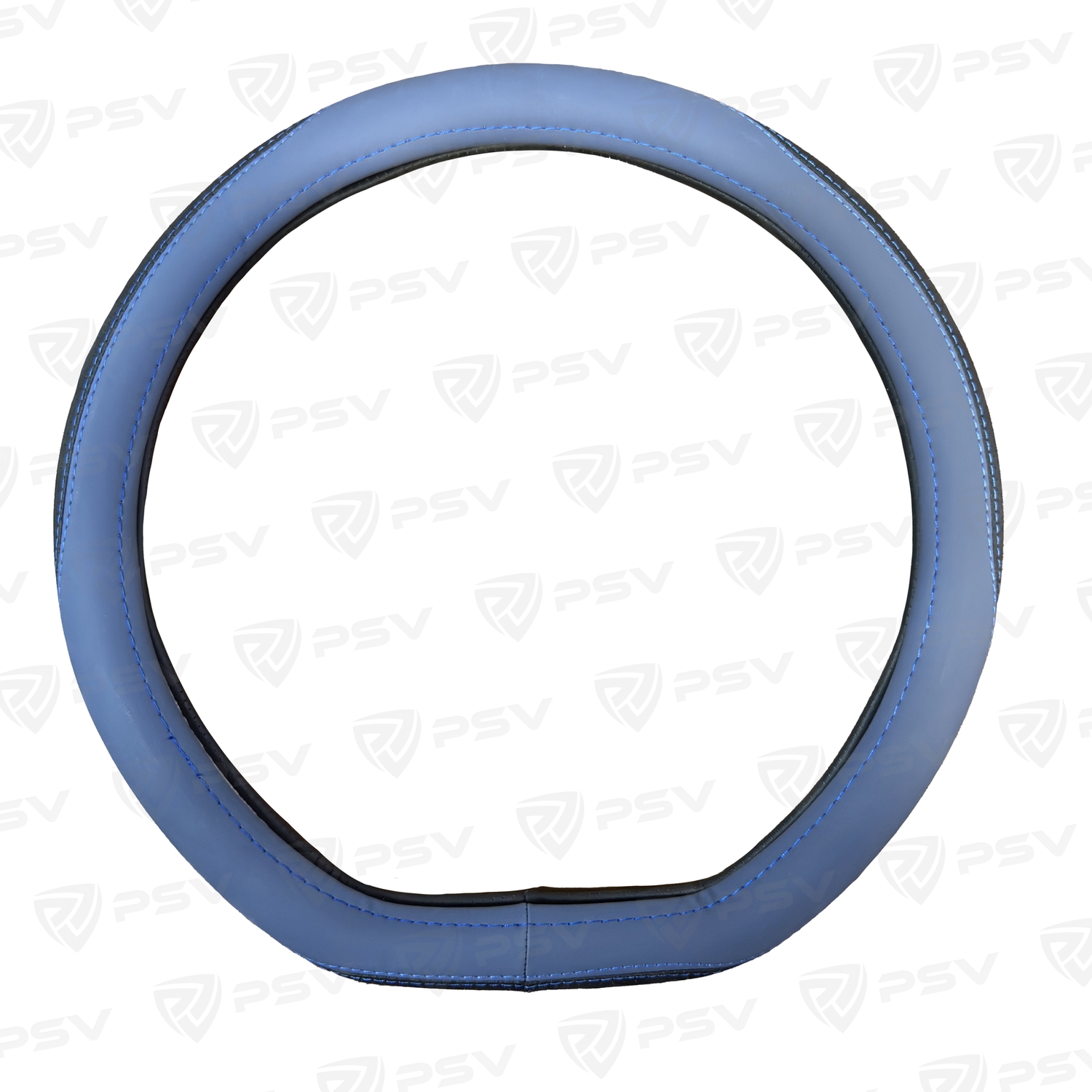 Оплетка на руль  PSV SLIK CORNER со скошенным низом Fiber (Черно-Синий) М, экокожа