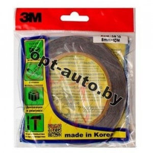 Скотч двухсторонний ЗМ 8мм*10м (Южная Корея)