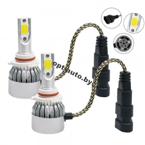 Светодиодные лампы LED Headlight C6 HB3 - 2800 LM, 6000 K, с вентилятором