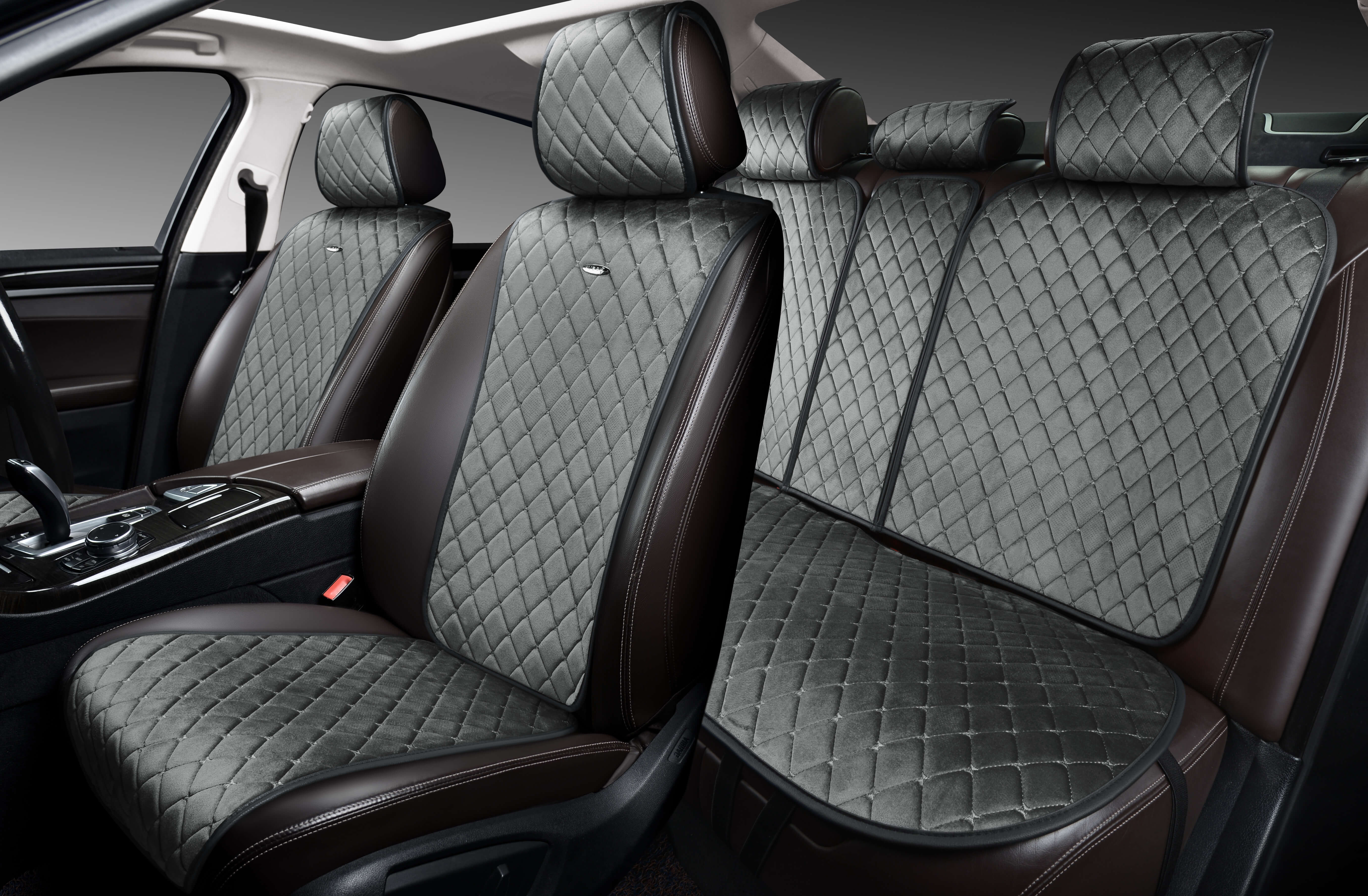 Накидки PSV Asterion PRO (Т.Серый), комплект на весь салон (ХИТ ПРОДАЖ)