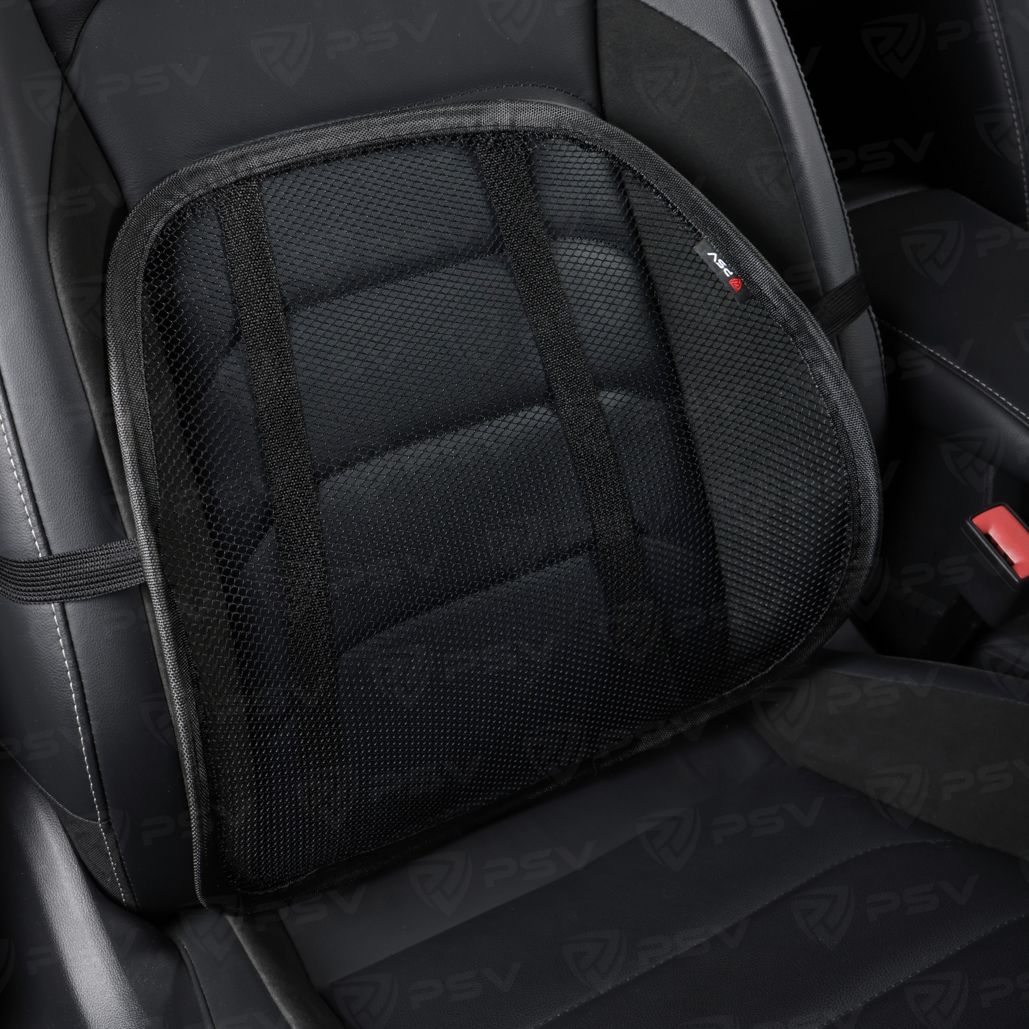 Подушка ортопедическая под спину PSV P2007 сетка (Черный), 1 шт.