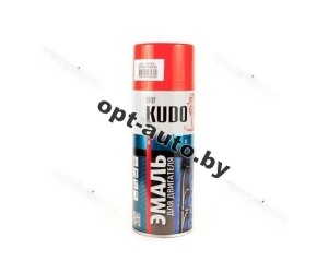 Краска для двигателя Красная KUDO KU-5134 520мл аэрозольная (53575)