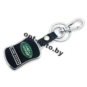 Брелок автомобильный кожаный + металл LAND ROVER
