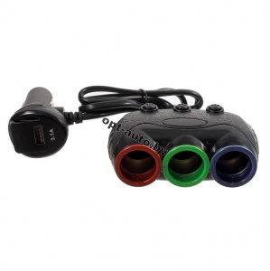 Прикуриватель на 3 гнезда 1633