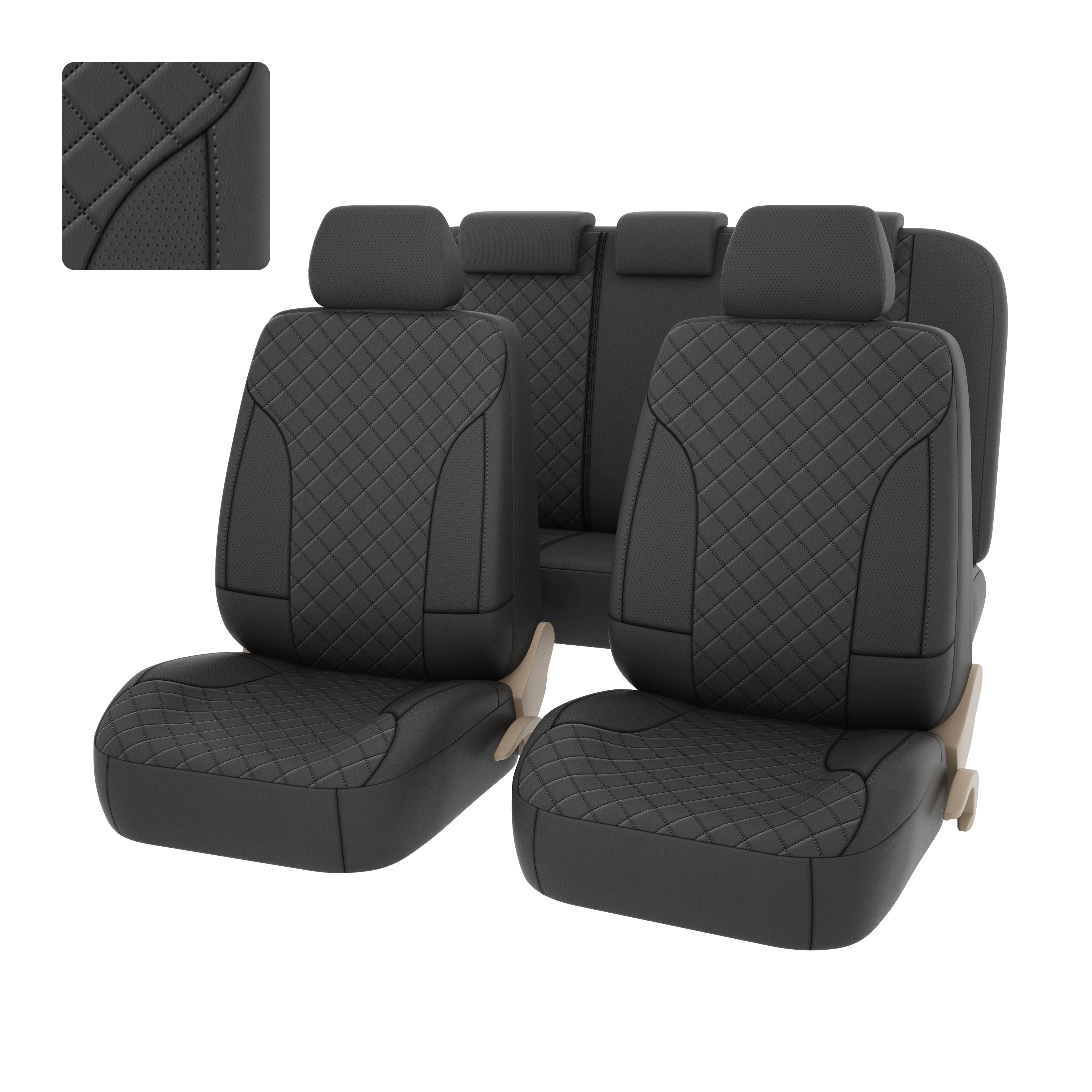 Чехлы PSV King Next (Серый), терморомб + экокожа