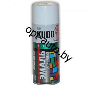 Краска Белая глянцевая KUDO KU-1001 520мл аэрозольная (30505)