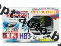 Автолампы MITSUMORO НB3 (9005) 12v 65w +100% anti fog effect набор 2 шт. (Япония)