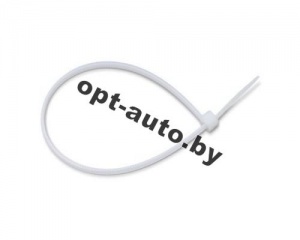 Хомут пластиковый  М5 4х300 белый 1уп/100шт (04300б)