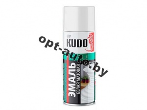 Краска Белая матовая KUDO KU-1101 520мл аэрозольная (30506)