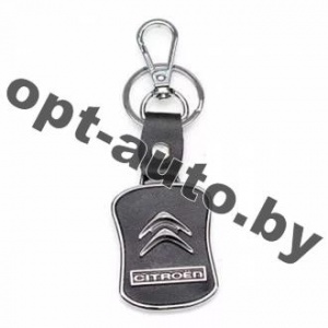 Брелок автомобильный кожаный + металл CITROEN