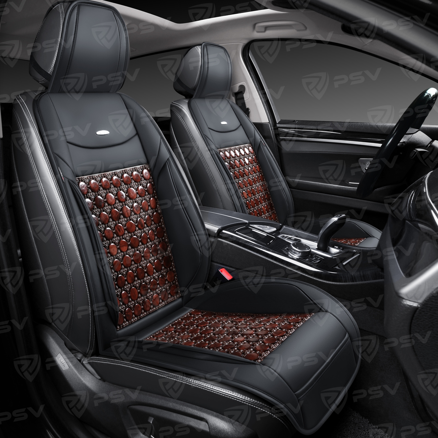 Накидка массажная PSV WOOD CHESS FRONT (Черно-Коричневый), 1 шт.