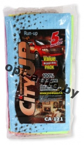 Салфетки СА-121 City Up набор микрофибр Run-Up 30*30 (за 5 шт)
