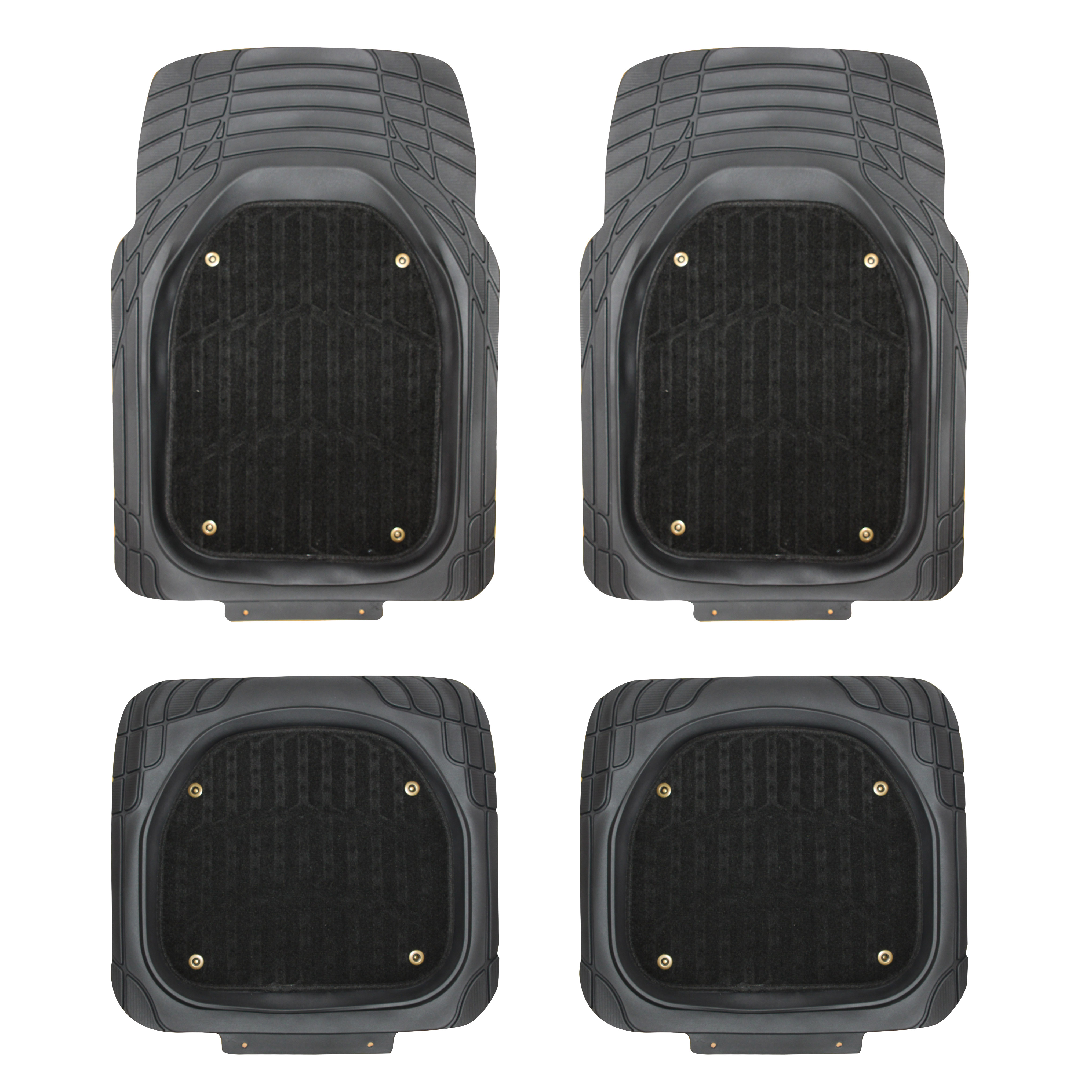 Коврик PSV DONATOR TS1861P-C (4ч) 76х54 48x50 Черный (ХИТ ПРОДАЖ)