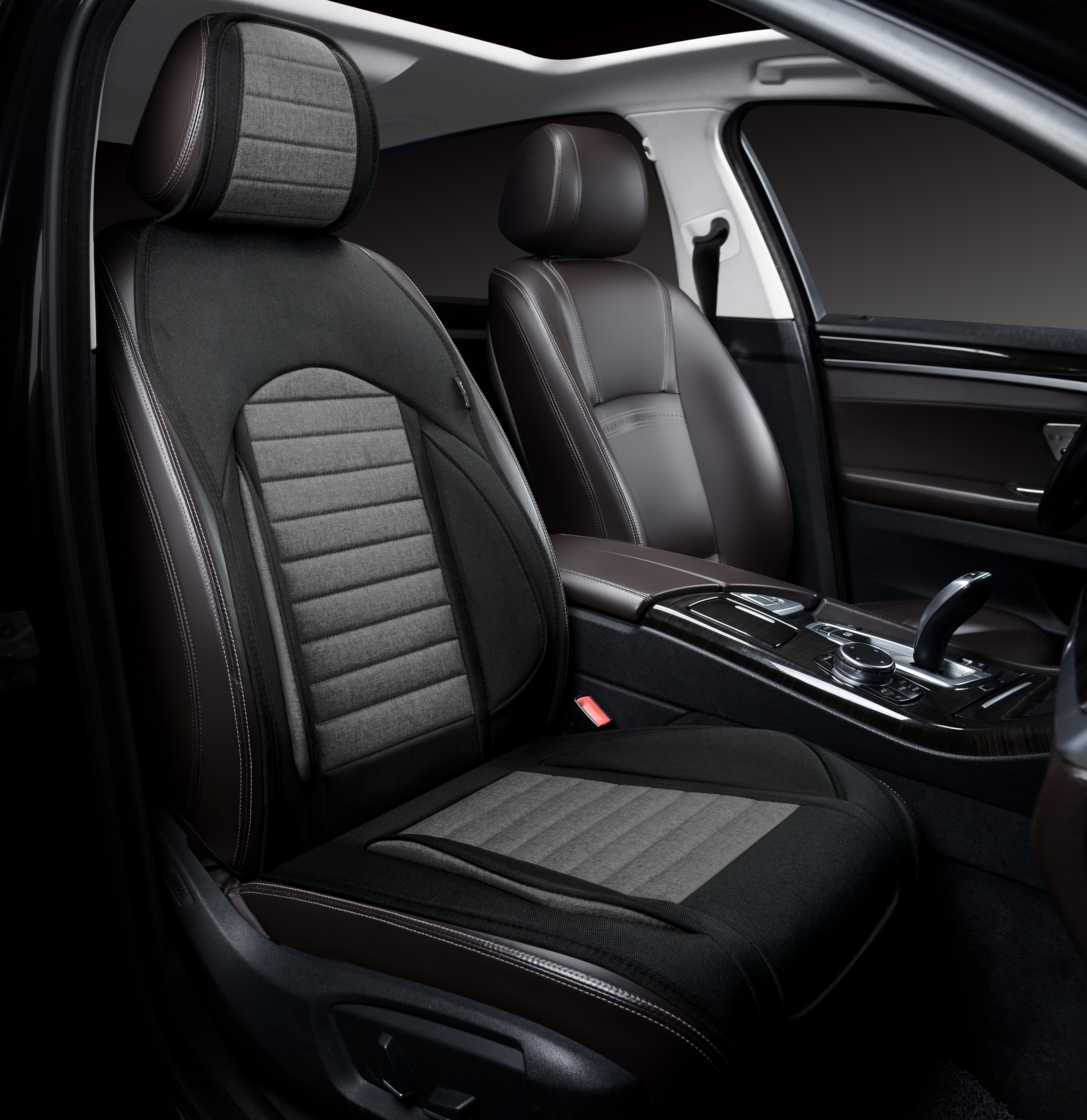 Накидки PSV Master FRONT (Черно-Серый), на переднее сиденье (1 шт.)