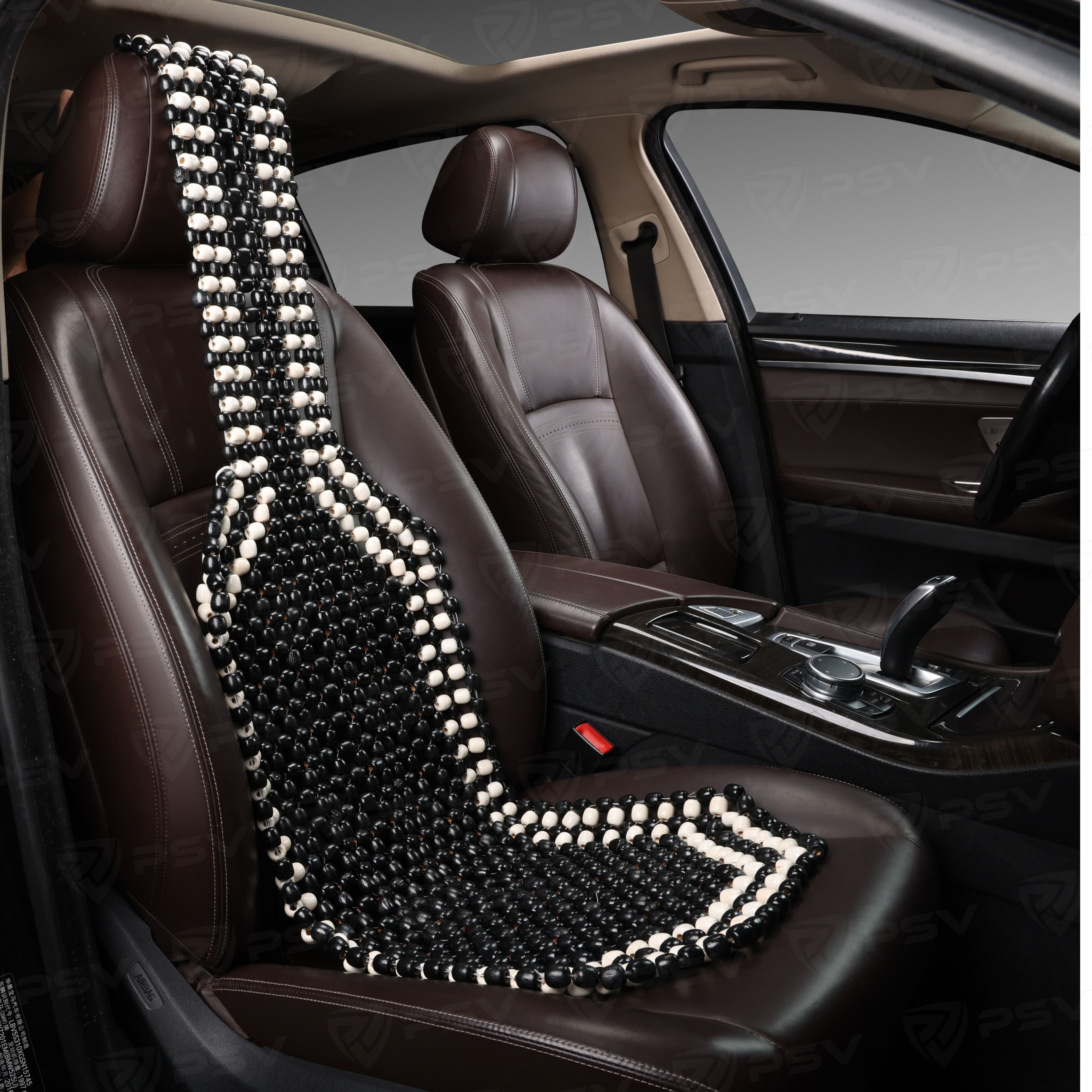 Накидка массажная PSV P2002 SMALL (малая) деревянные косточки (Черный),  1 шт.