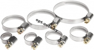 Хомут червячный нержавейка СИЛА УРАЛА  12-20 мм (Япония)