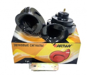 Сигнал звуковой Artway AW-005, 12В, черный цвет, без реле