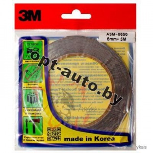 Скотч двухсторонний ЗМ 6мм*5м (Южная Корея)