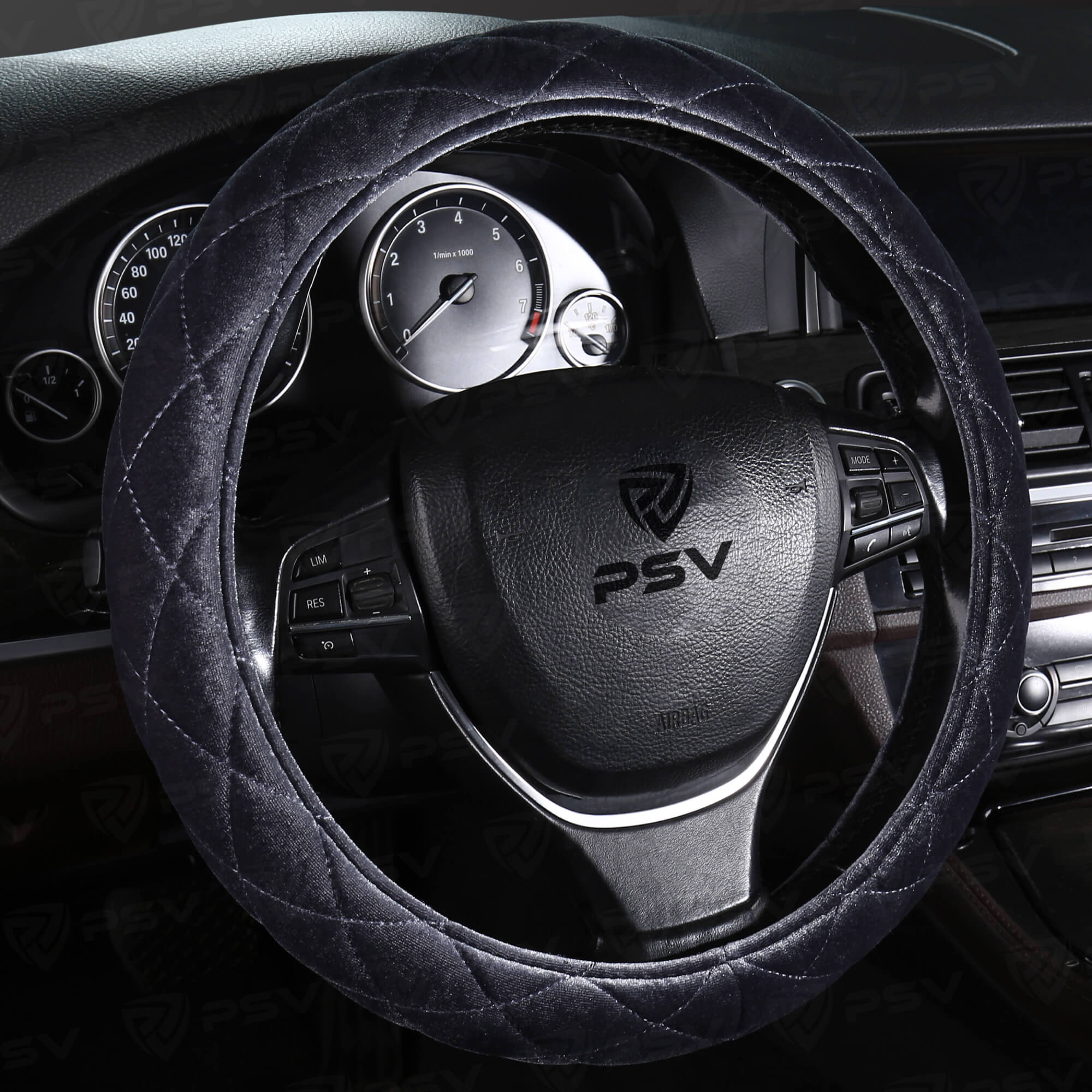Оплетка на руль PSV CONVEX PRO (Серый) S,вельвет