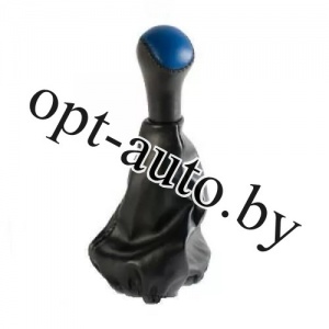 Ручка КПП + чехол синяя