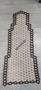 Массажер дерево дешевый светлые с рисунком (1пара)