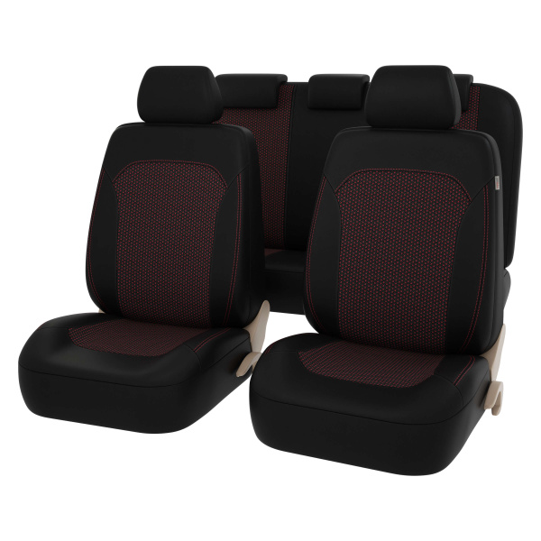 Чехлы PSV Talisman Next (Черно/Красный 2), экокожа + жаккард