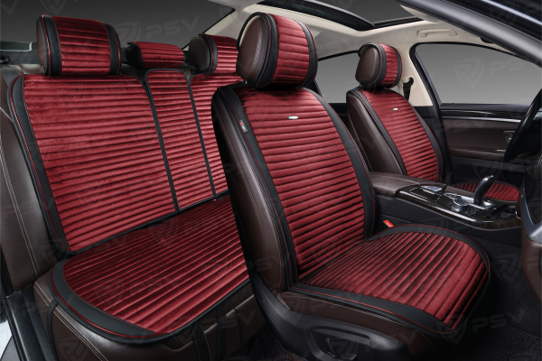 Накидки PSV Bliss (Черно-Красный), комплект на весь салон