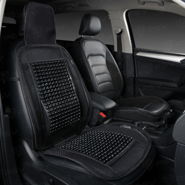 Накидка массажная PSV P2009 PLUS (с поддержкой) шарики (Черный), 1 шт.