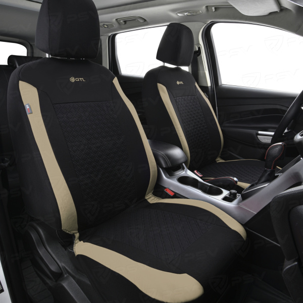 Чехлы GTL Karat (Бежевый), полиэстер, вакуумная упаковка