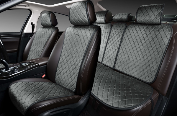 Накидки PSV Asterion PRO (Т.Серый), комплект на весь салон (ХИТ ПРОДАЖ)