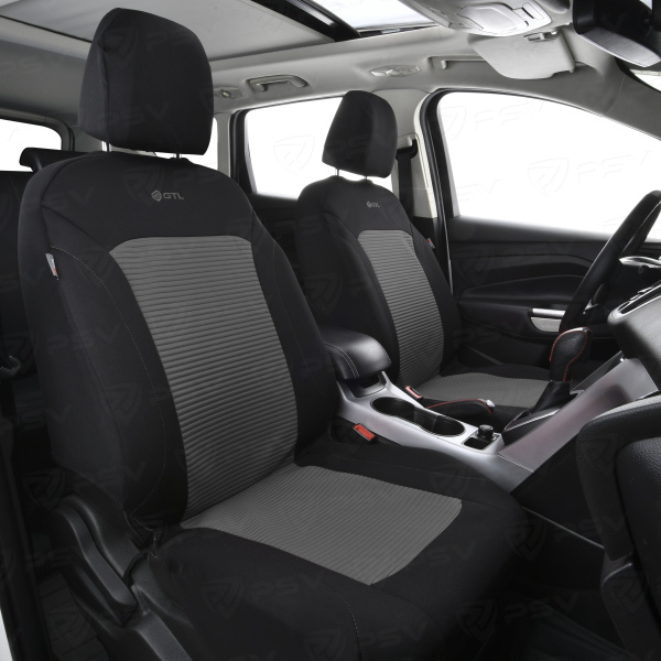 Чехлы GTL Labirint (Т.Серый), полиэстер, вакуумная упаковка