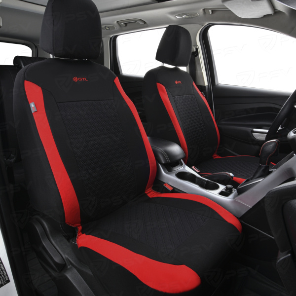 Чехлы GTL Karat (Красный), полиэстер, вакуумная упаковка