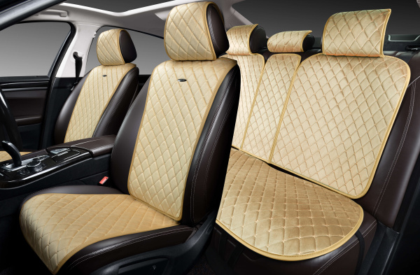 Накидки PSV Asterion PRO (Бежевый), комплект на весь салон