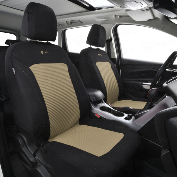 Чехлы GTL Labirint (Бежевый), полиэстер, вакуумная упаковка