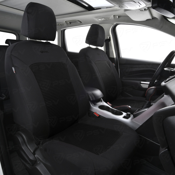 Чехлы GTL Labirint (Черный), полиэстер, вакуумная упаковка