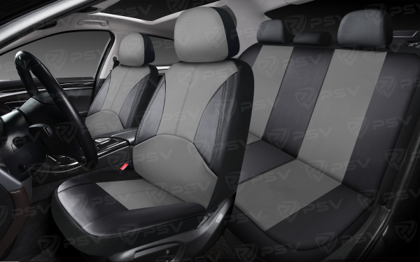 Чехлы PSV Imperial Next (Черный-Серый), экокожа