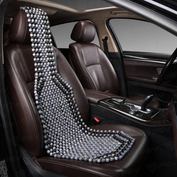 Накидка массажная PSV P2002 SMALL (малая) деревянные косточки (Серый),  1 шт.