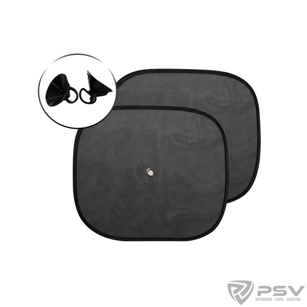 Шторка Солнцезащитный зонт PSV ZONT 140x80 (Черно-серебристый), 1 шт. (НОВИНКА)