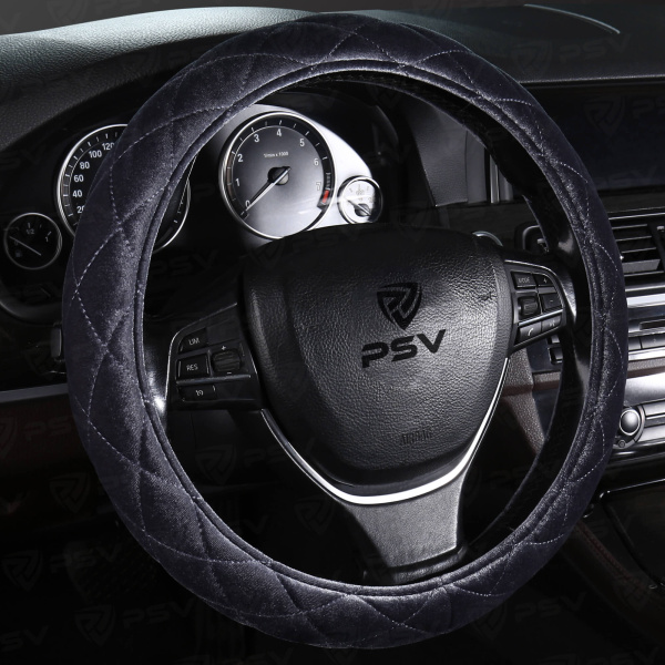Оплетка на руль PSV CONVEX PRO (Серый) S,вельвет
